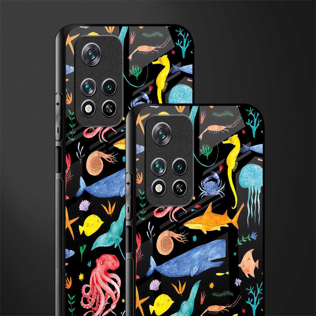atomic ocean glass case for xiaomi 11i 5g image-2