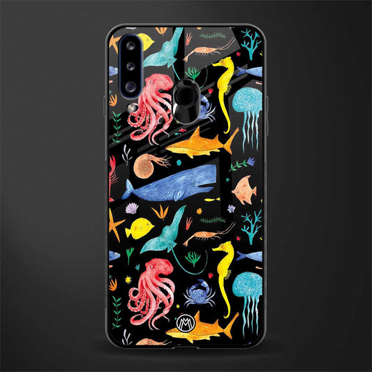 atomic ocean glass case for samsung galaxy a20s image