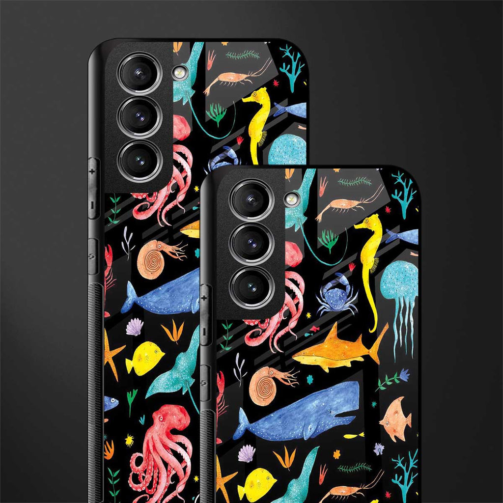 atomic ocean glass case for samsung galaxy s21 fe 5g image-2