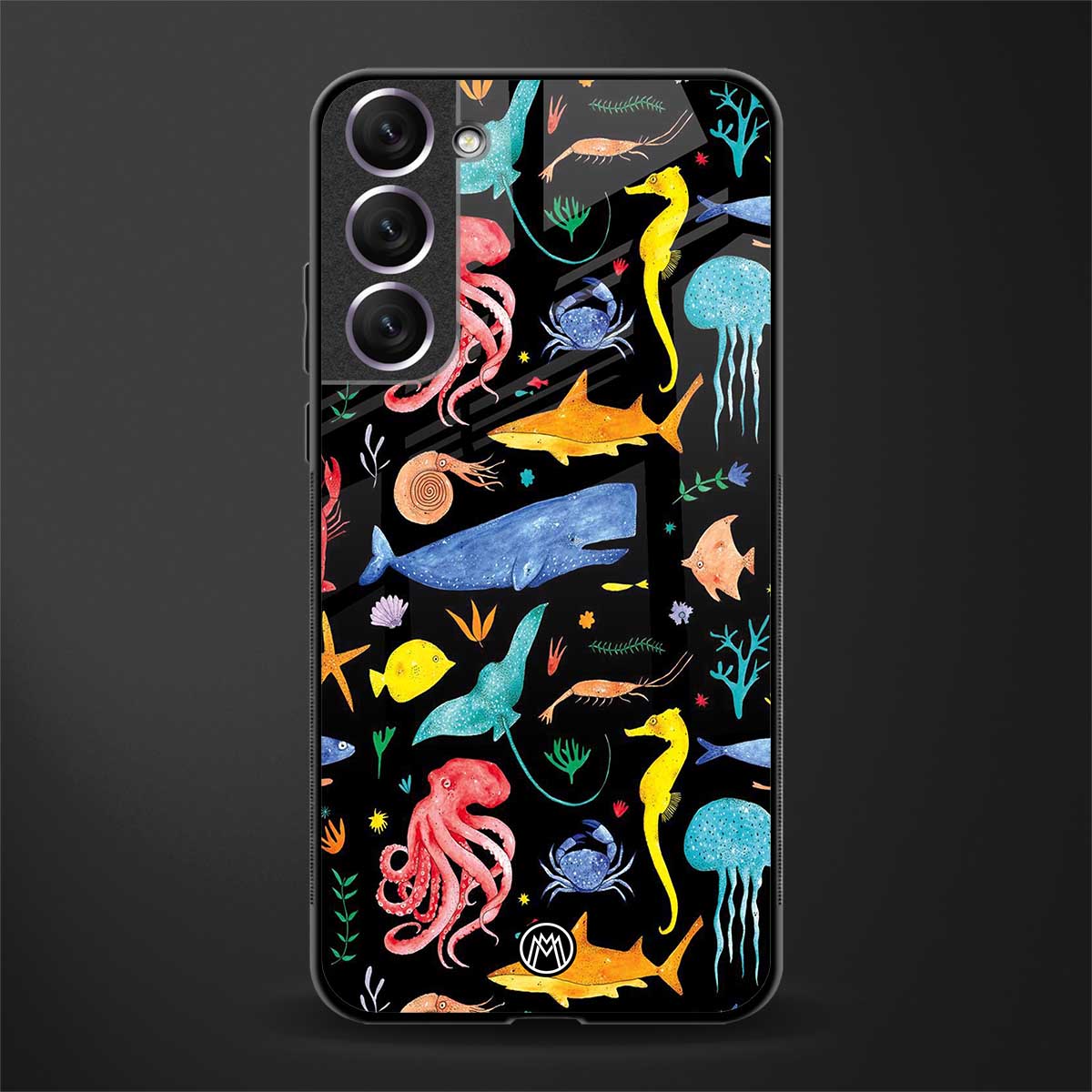 atomic ocean glass case for samsung galaxy s21 plus image