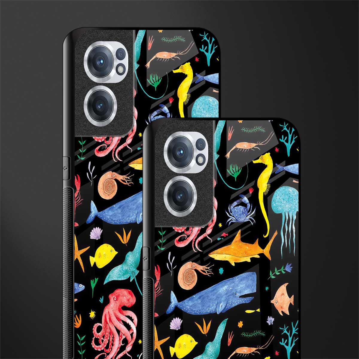 atomic ocean glass case for oneplus nord ce 2 5g image-2