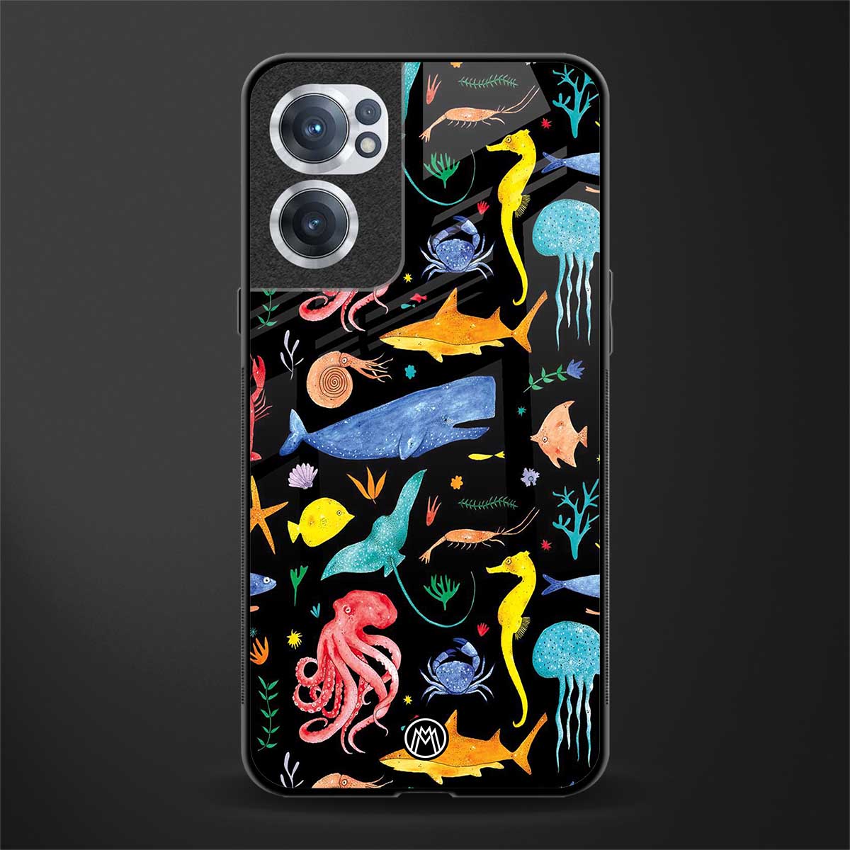 atomic ocean glass case for oneplus nord ce 2 5g image