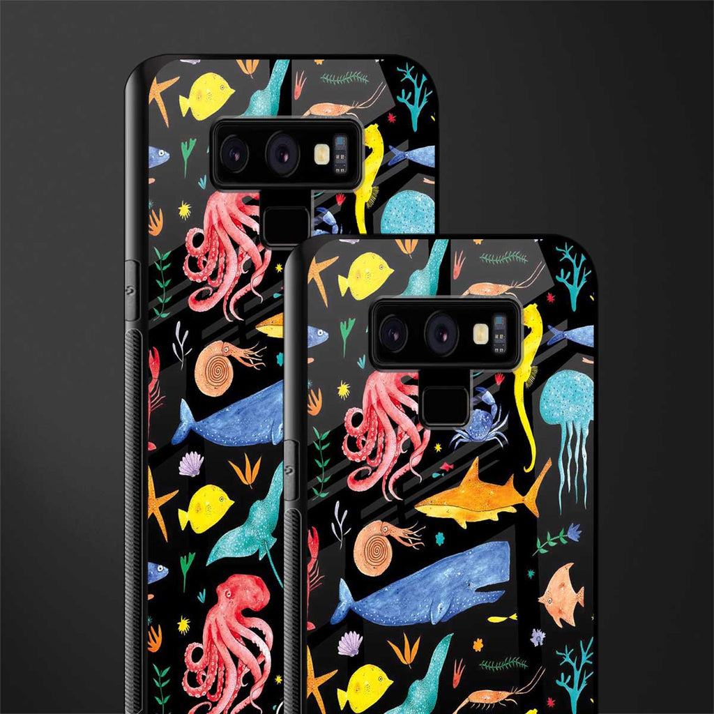 atomic ocean glass case for samsung galaxy note 9 image-2