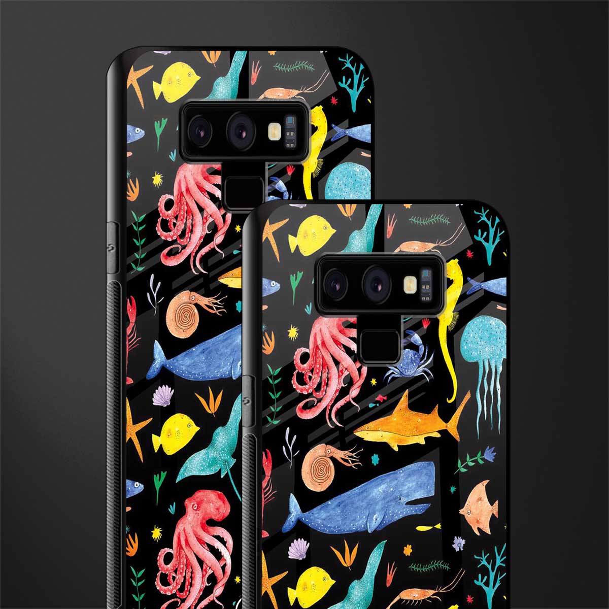 atomic ocean glass case for samsung galaxy note 9 image-2