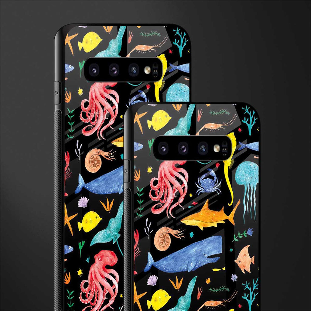 atomic ocean glass case for samsung galaxy s10 image-2
