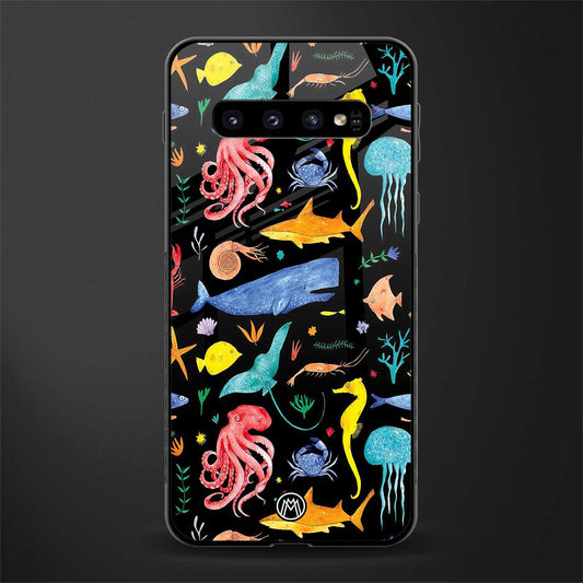 atomic ocean glass case for samsung galaxy s10 plus image