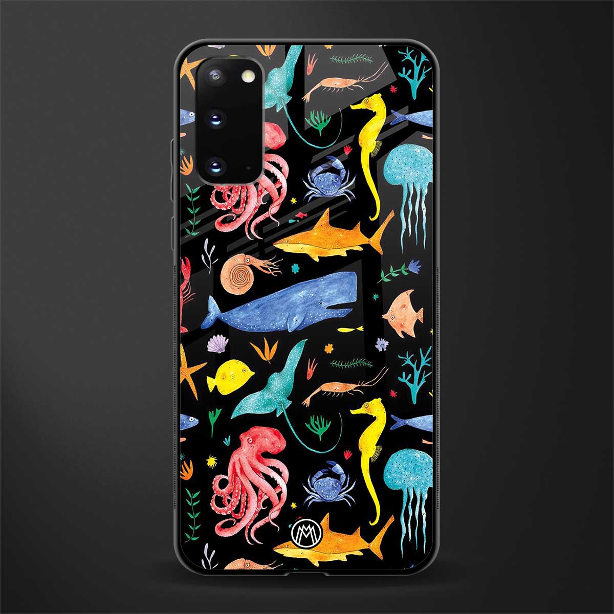 atomic ocean glass case for samsung galaxy s20 image