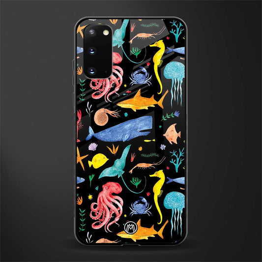 atomic ocean glass case for samsung galaxy s20 image
