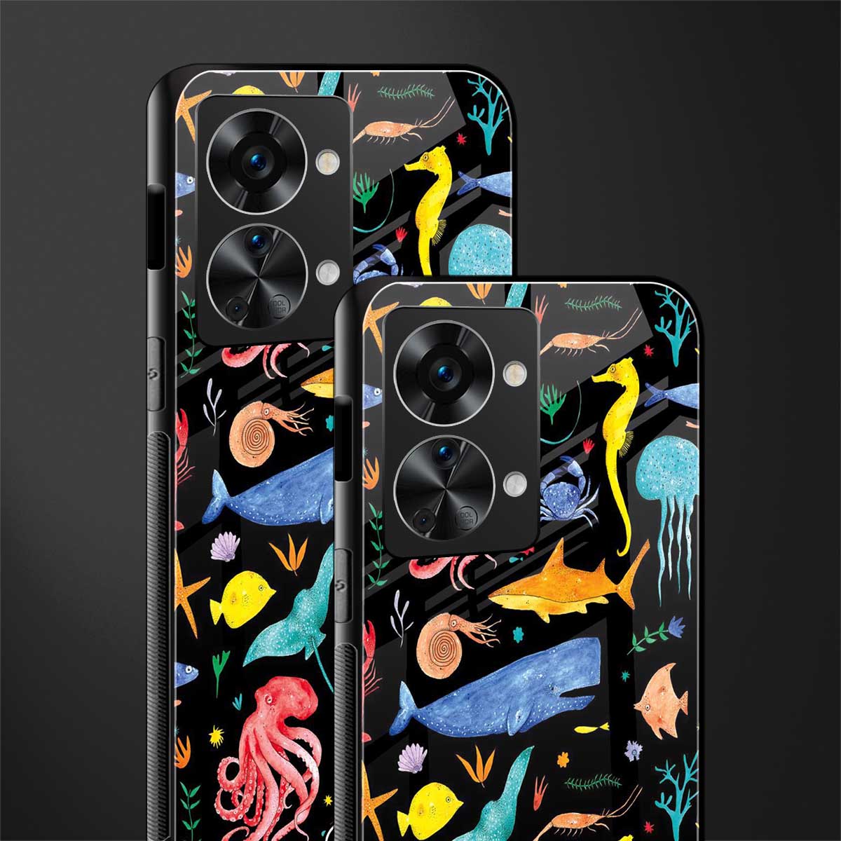 atomic ocean glass case for phone case | glass case for oneplus nord 2t 5g