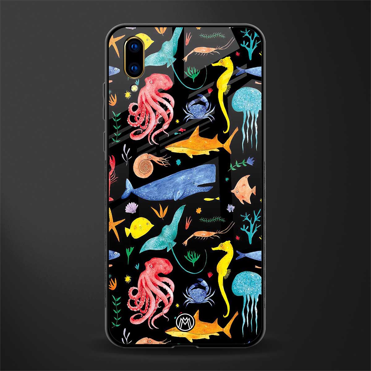 atomic ocean glass case for vivo v11 pro image