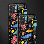 atomic ocean glass case for samsung galaxy a21s image-2