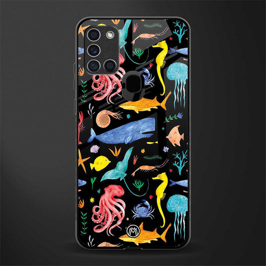 atomic ocean glass case for samsung galaxy a21s image