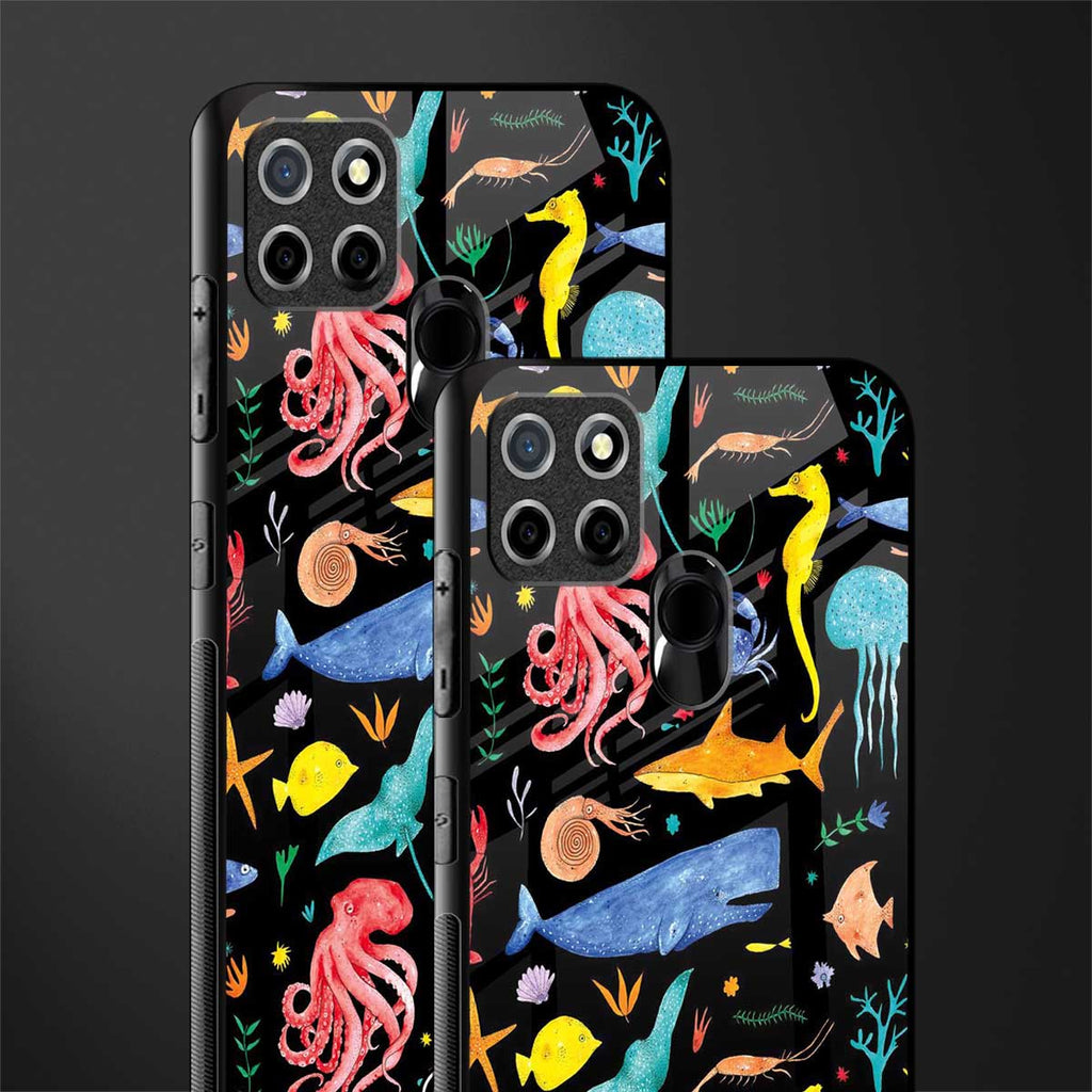 atomic ocean glass case for realme narzo 20 image-2