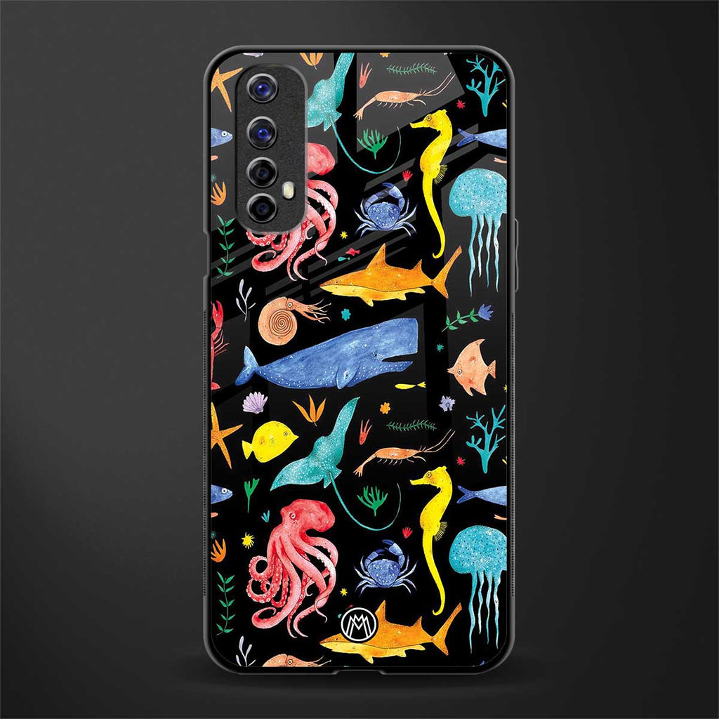 atomic ocean glass case for realme narzo 20 pro image