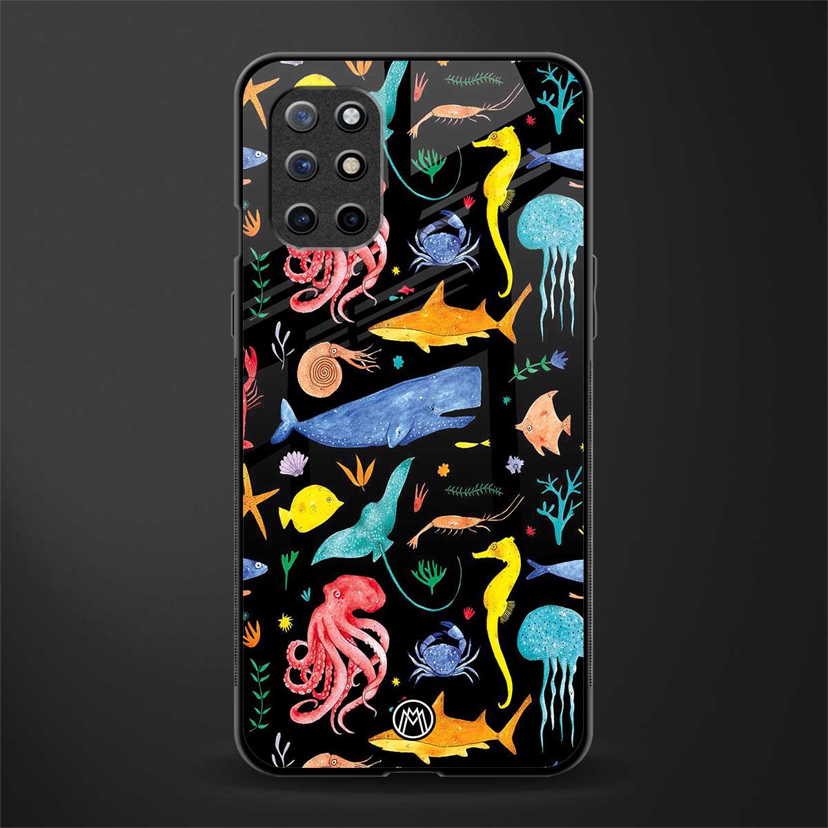 atomic ocean glass case for oneplus 8t image