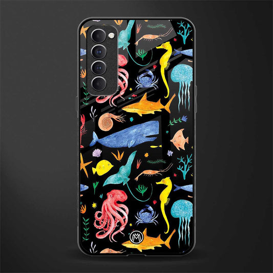 atomic ocean glass case for oppo reno 4 pro image