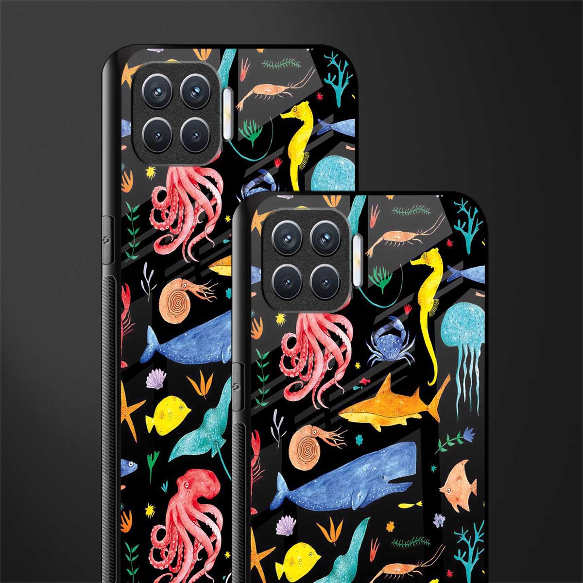 atomic ocean glass case for oppo f17 pro image-2
