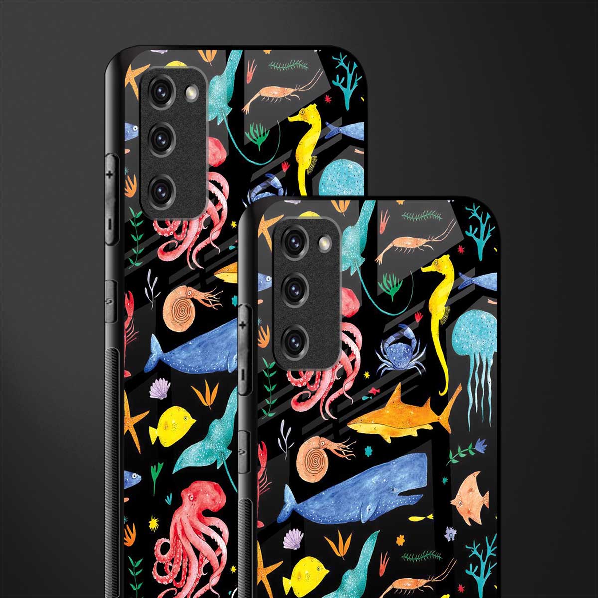 atomic ocean glass case for samsung galaxy s20 fe image-2