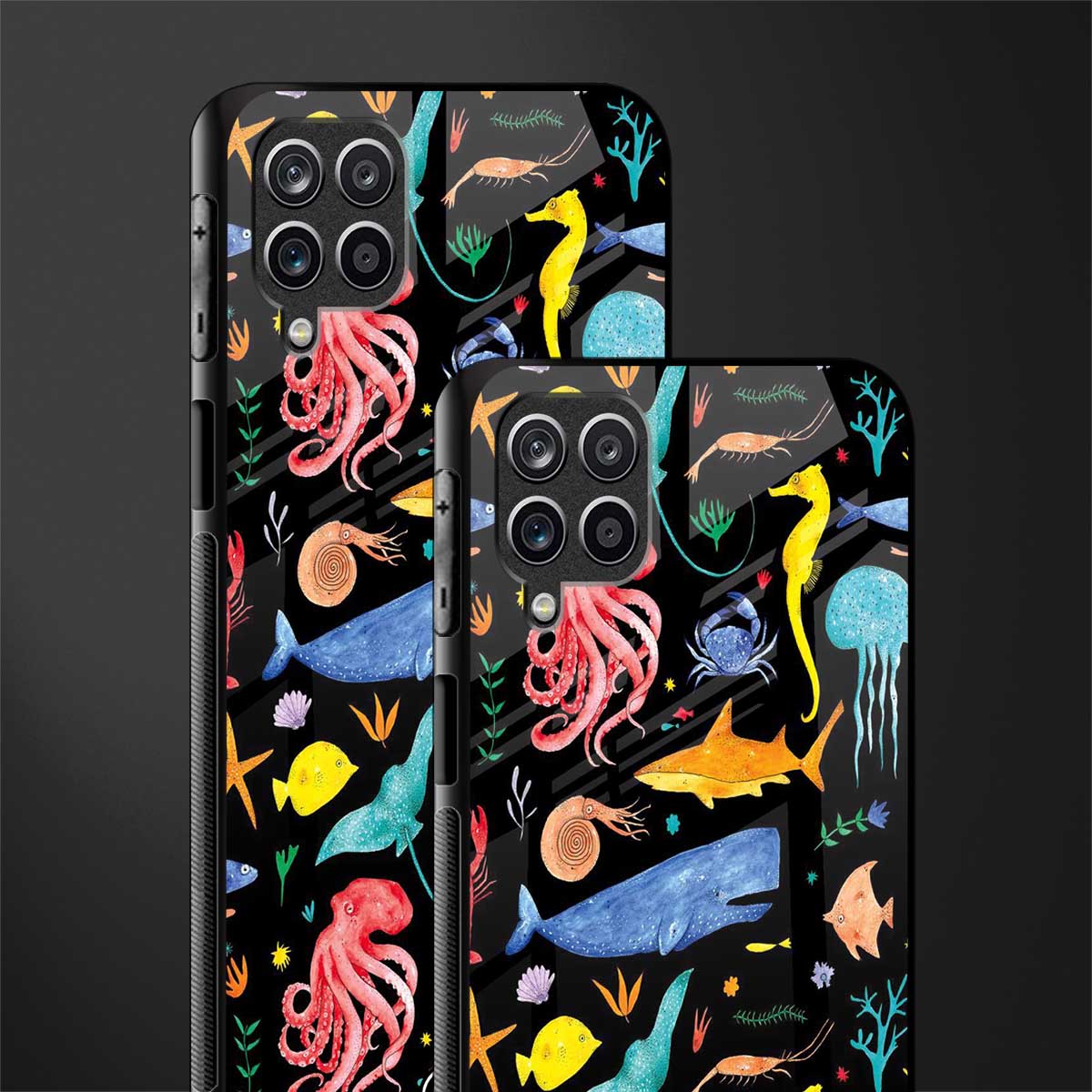 atomic ocean glass case for samsung galaxy a12 image-2
