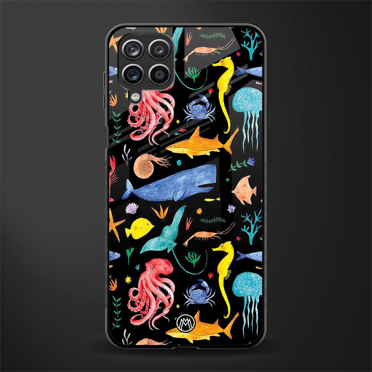 atomic ocean glass case for samsung galaxy m12 image