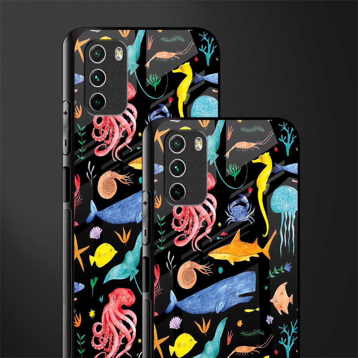 atomic ocean glass case for poco m3 image-2