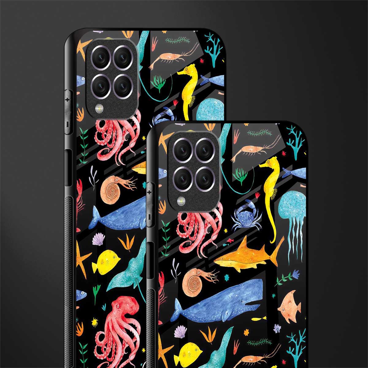 atomic ocean glass case for samsung galaxy f62 image-2
