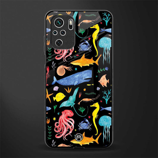 atomic ocean glass case for redmi note 10 image