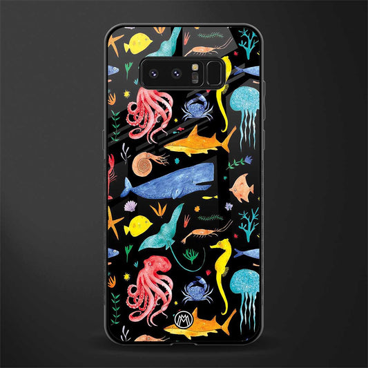 atomic ocean glass case for samsung galaxy note 8 image