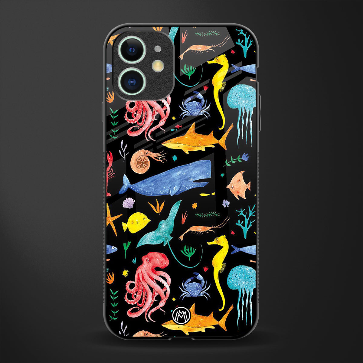 atomic ocean glass case for iphone 11 image