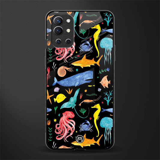 atomic ocean glass case for oneplus 9r image