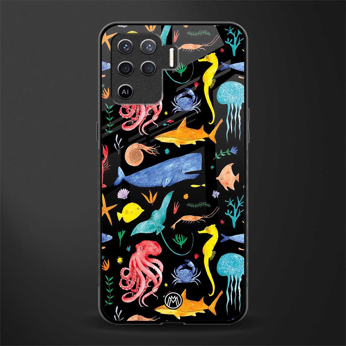 atomic ocean glass case for oppo f19 pro image