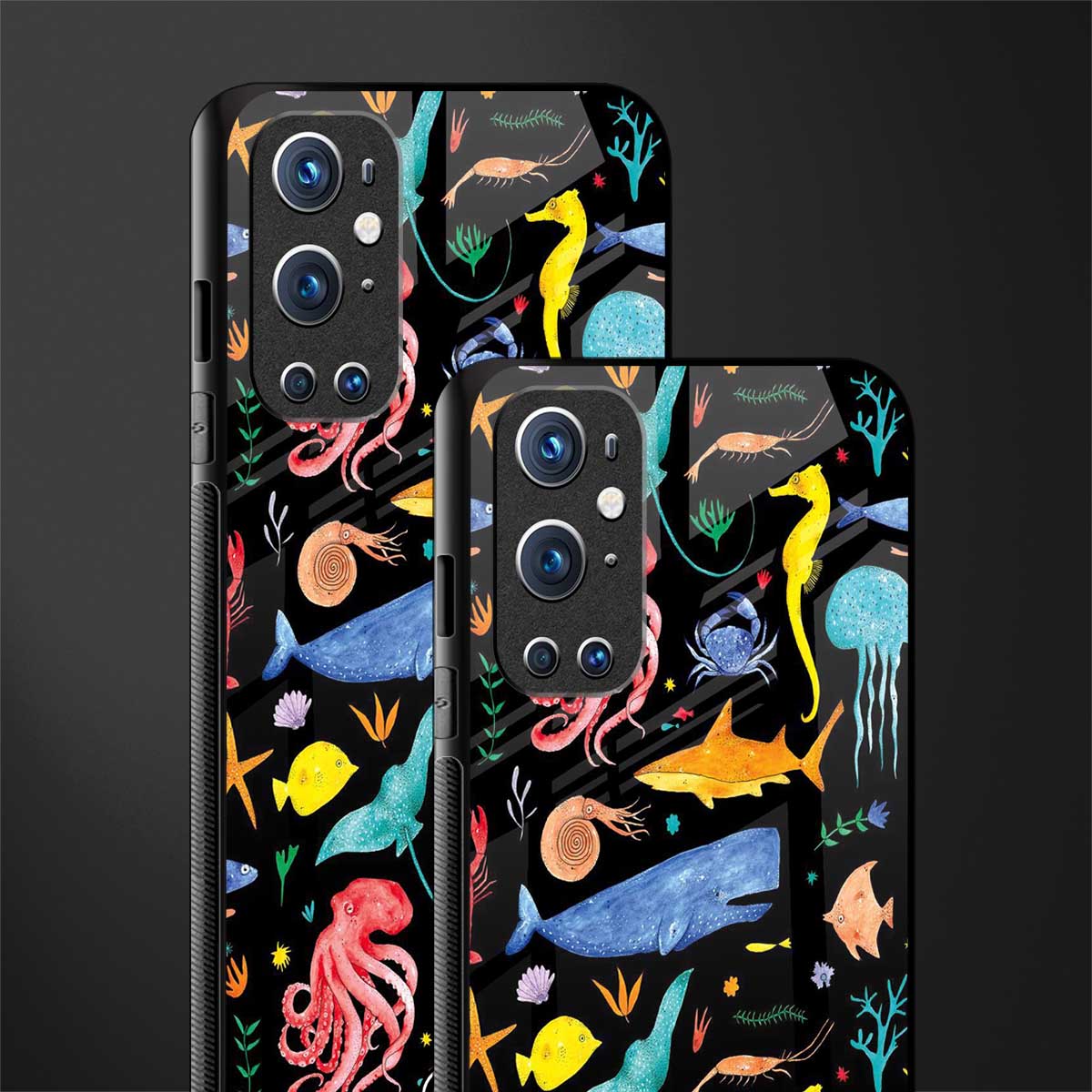 atomic ocean glass case for oneplus 9 pro image-2