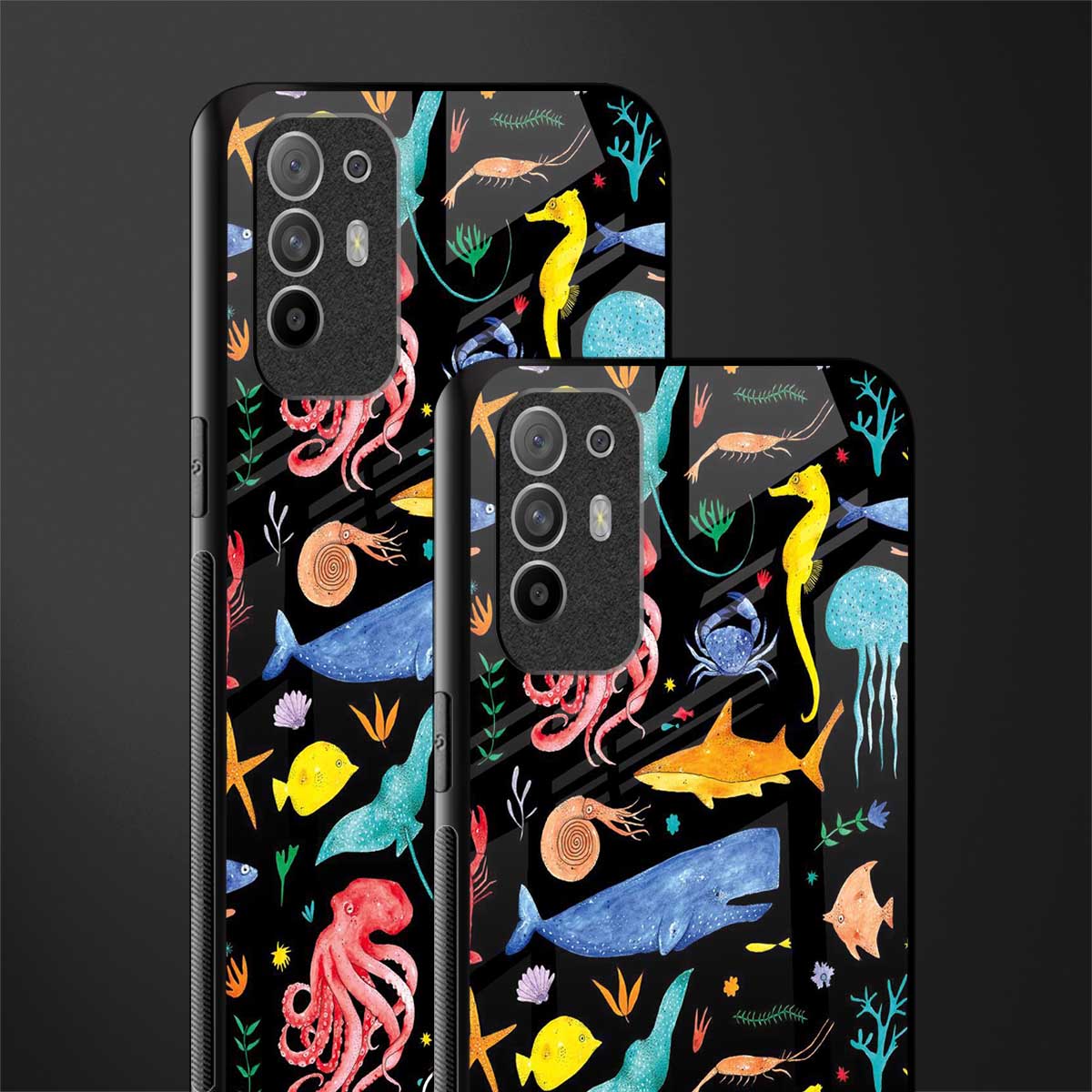 atomic ocean glass case for oppo f19 pro plus image-2