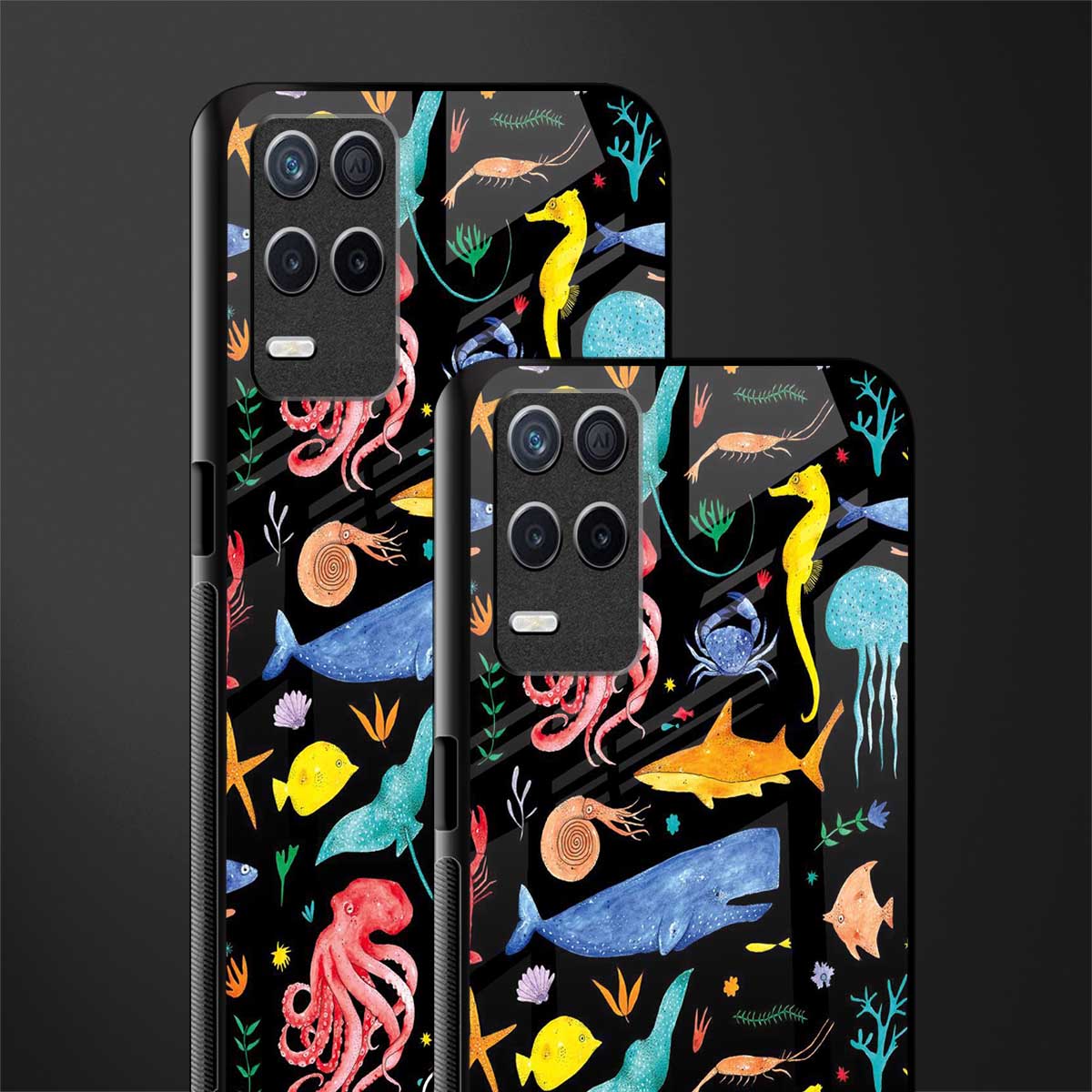 atomic ocean glass case for realme narzo 30 5g image-2