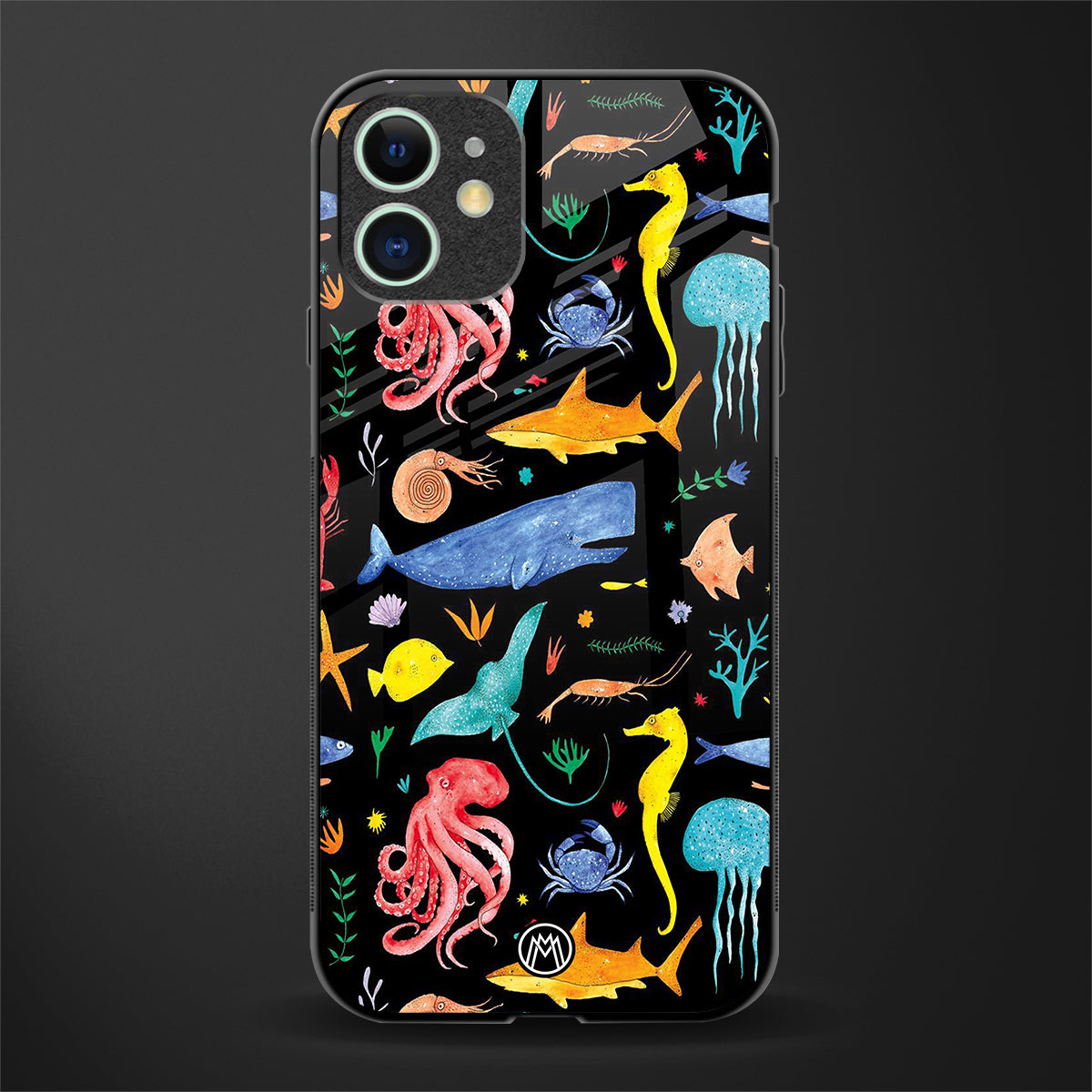 atomic ocean glass case for iphone 12 mini image