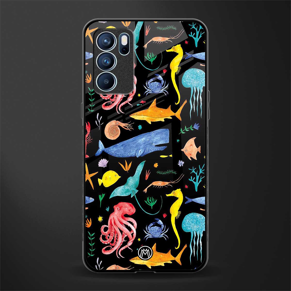 atomic ocean glass case for oppo reno6 5g image