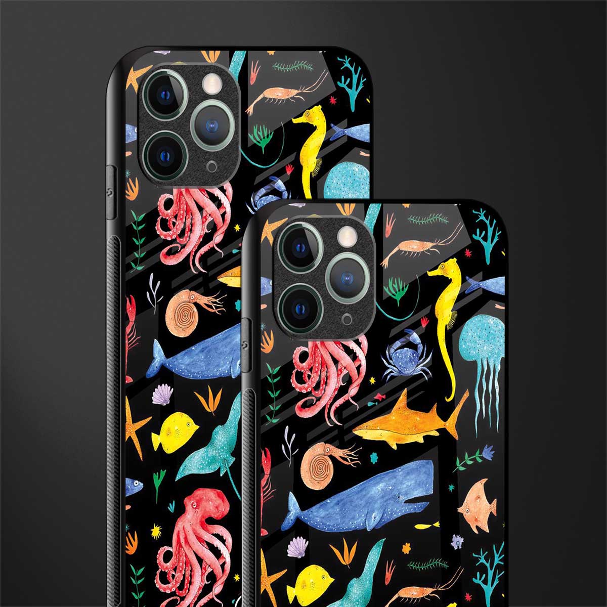 atomic ocean glass case for iphone 11 pro max image-2
