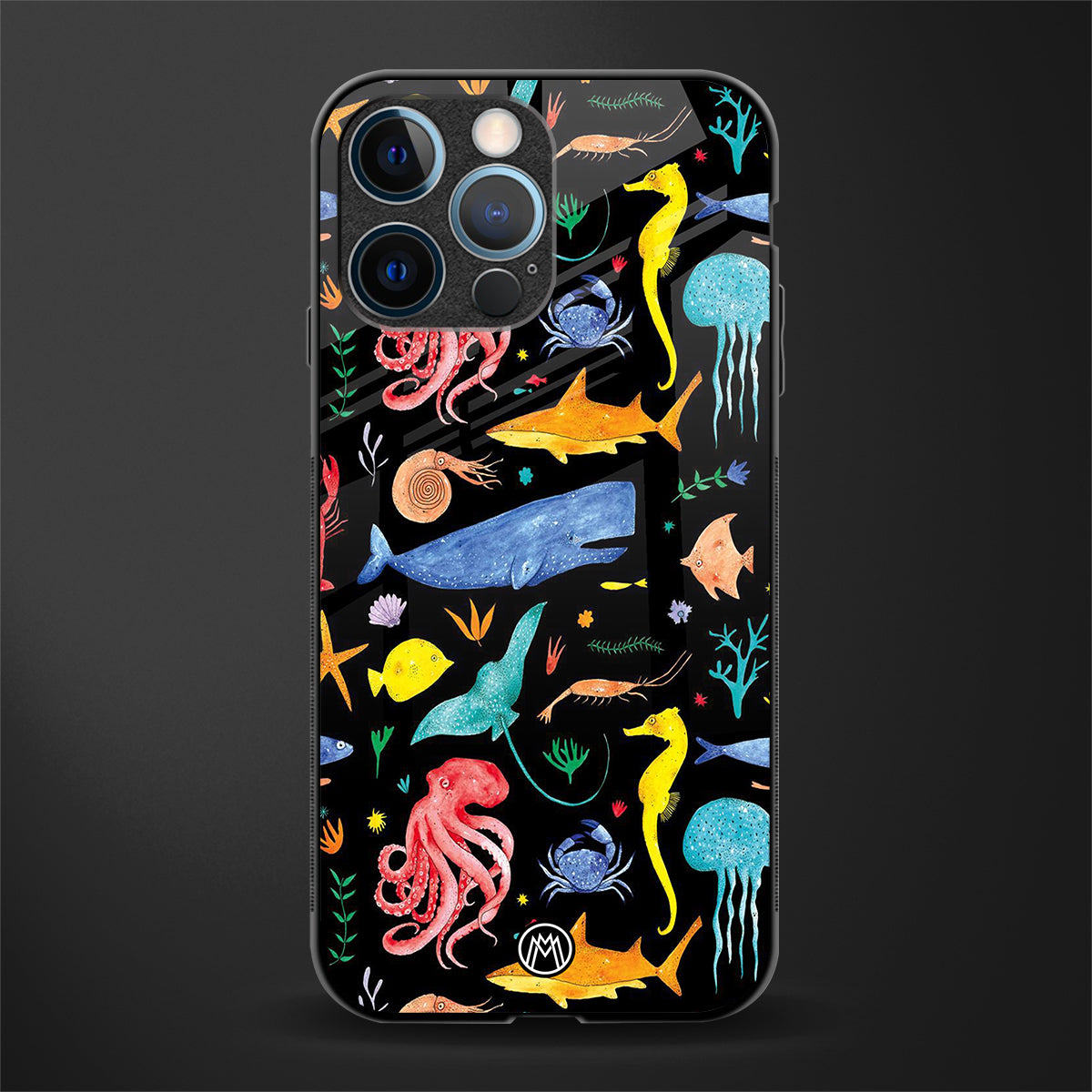 atomic ocean glass case for iphone 12 pro image