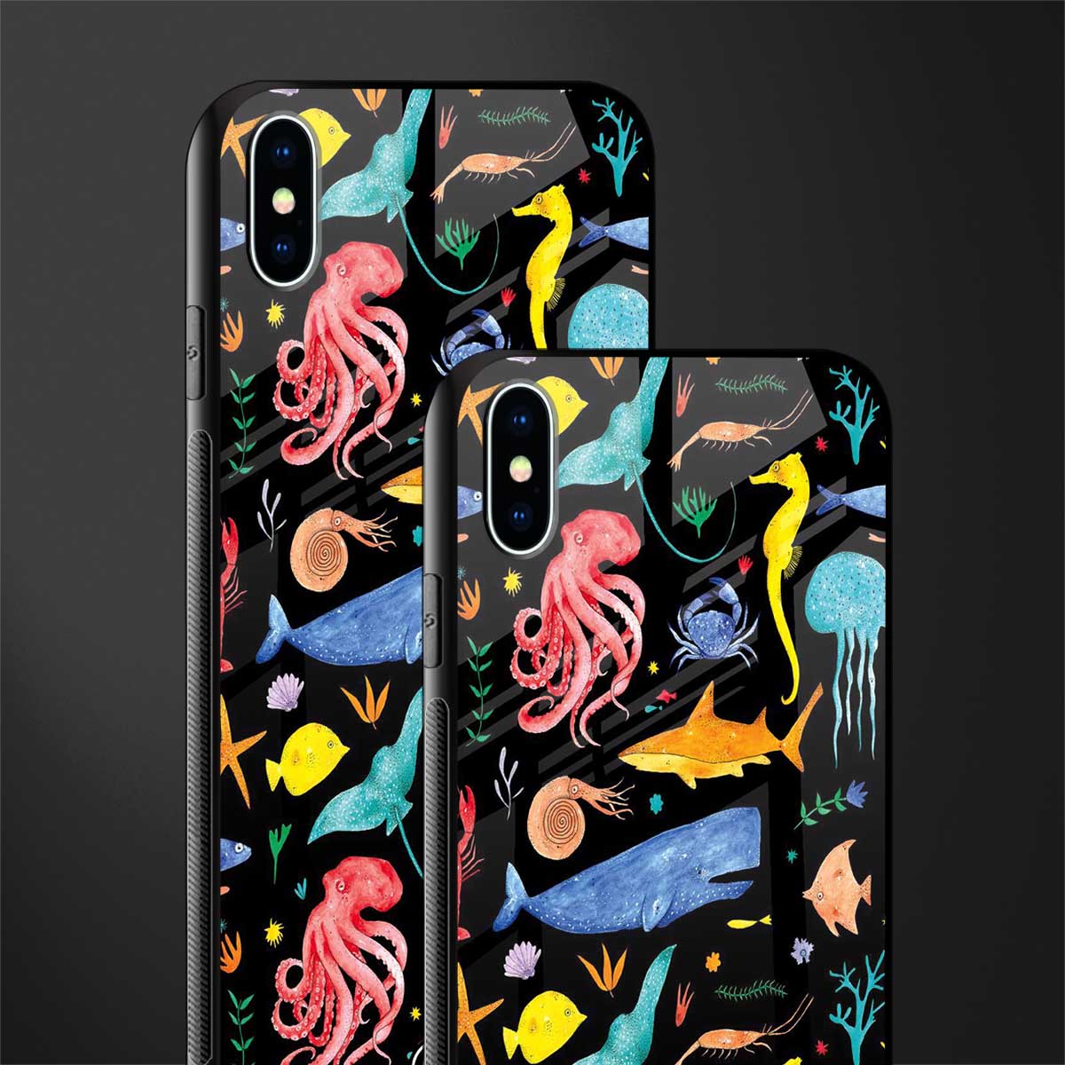atomic ocean glass case for iphone xs max image-2