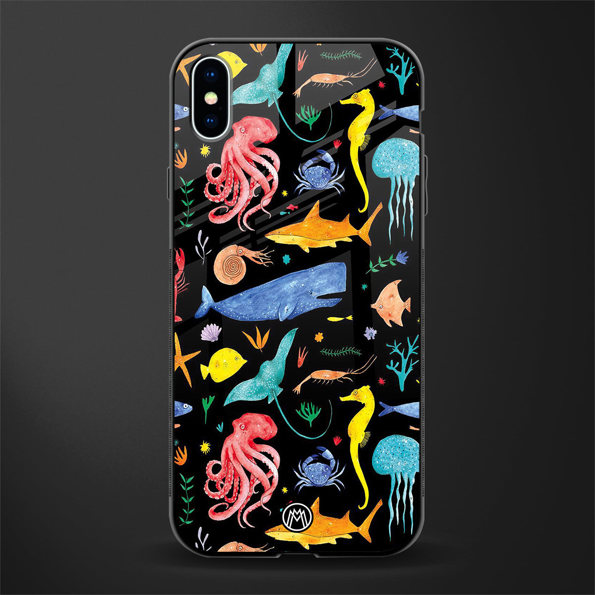 atomic ocean glass case for iphone xs max image