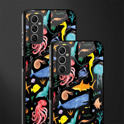 atomic ocean glass case for samsung galaxy m52 5g image-2