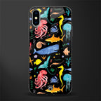 atomic ocean glass case for iphone xs image