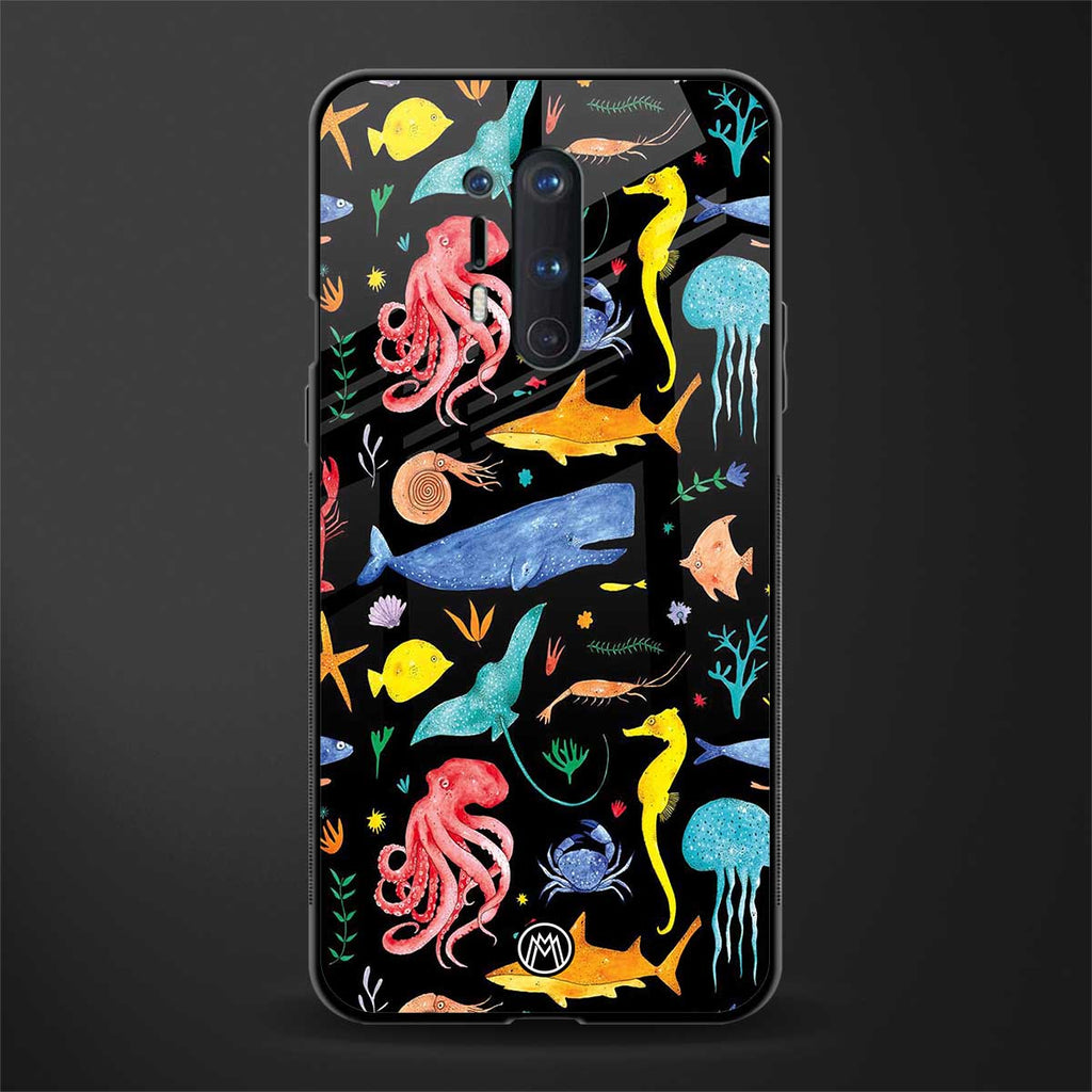 atomic ocean glass case for oneplus 8 pro image
