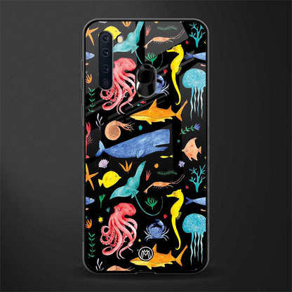 atomic ocean glass case for samsung a21 image