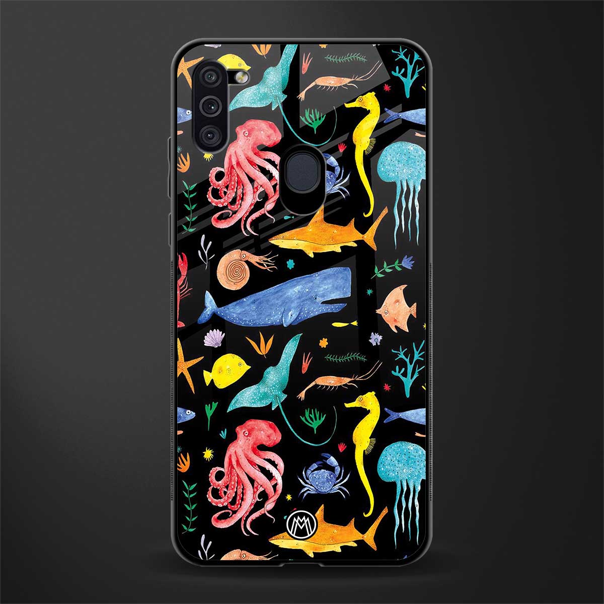 atomic ocean glass case for samsung a11 image