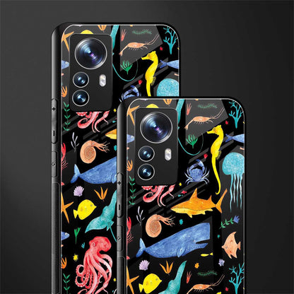 atomic ocean back phone cover | glass case for xiaomi 12 pro