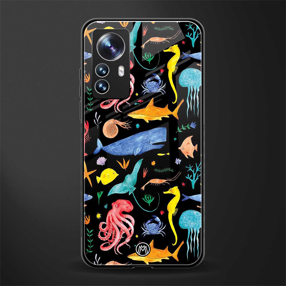 atomic ocean back phone cover | glass case for xiaomi 12 pro