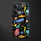 atomic ocean back phone cover | glass case for oppo reno 8 pro
