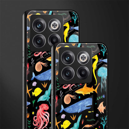 atomic ocean back phone cover | glass case for oneplus 10t