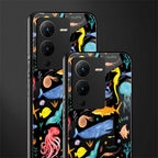 atomic ocean back phone cover | glass case for vivo v25 pro 5g